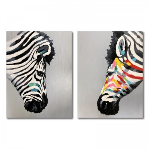 Bán buôn chất lượng cao vẽ tranh vẽ tay tinh khiết gia đình động vậtnghệ thuật sơn dầu